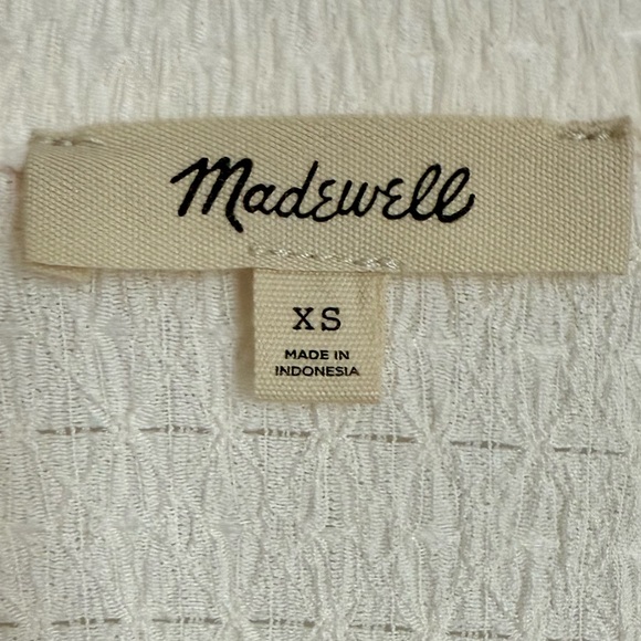 Madewell Crinkle-Knit Button-Front Top - Picture 6 of 8